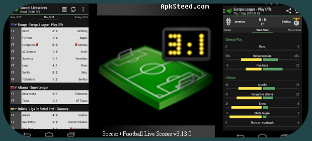 Soccer Football Live scores App