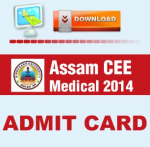 Assam CEE 2014 Admit Card