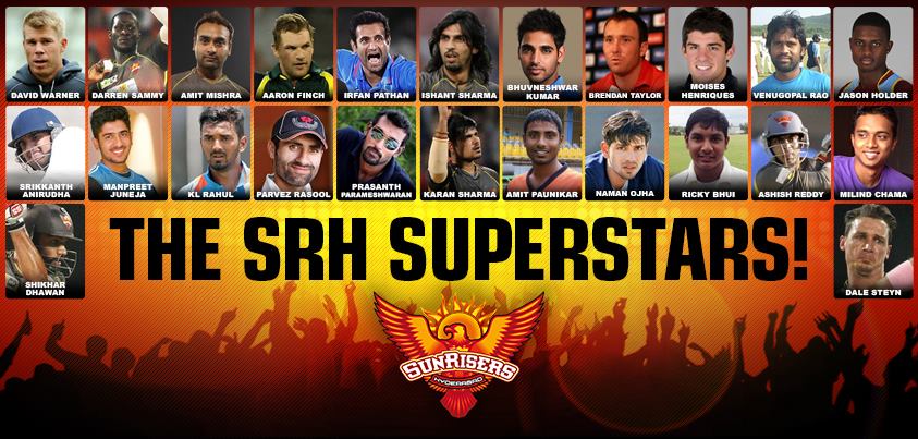 SRH team IPL 2015